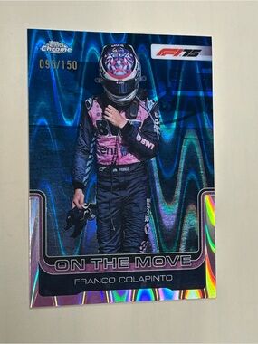 Topps Chrome Kids Trading Card - Pink/Black Driver